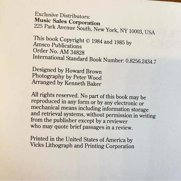 The Complete Piano Player Level 1 by Kenneth Baker c 1985 - Picture 7 of 12